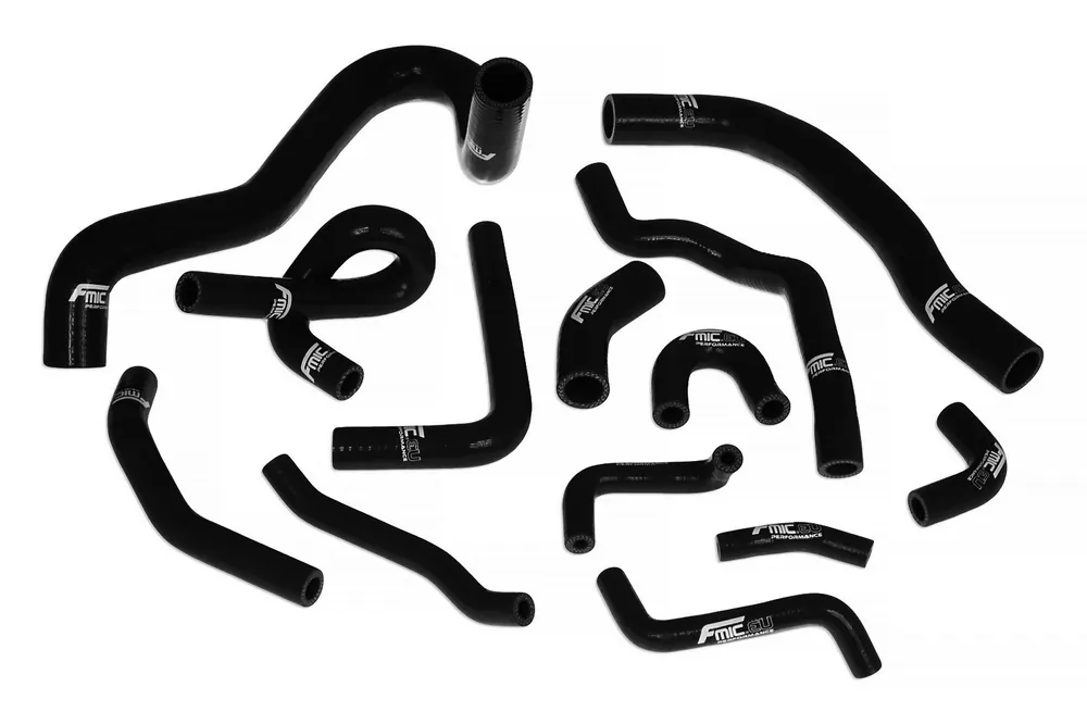 Przewody silikonowe FMIC Honda Civic FD2 Type R K20A 2.0 2006-2011 - Czarny Nie przegap