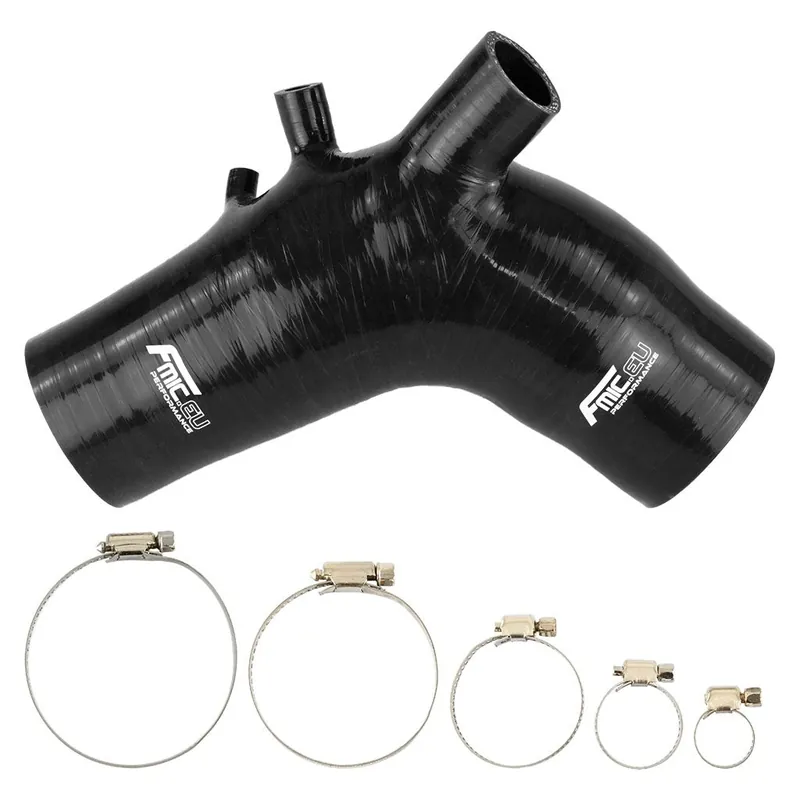 Przewód Silikonowy Dolotu FMIC Mitsubishi Lancer Evo X 10 2008-2015 - Czarna Sprawdź teraz