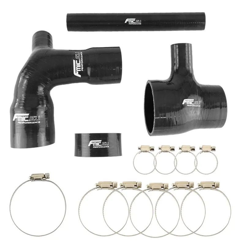 Łatwy zwrot Zestaw Przewodów Silikonowych Turbo FMIC VW GTI MK5 MK6 2.0T K04 2008-2014 - Czarny