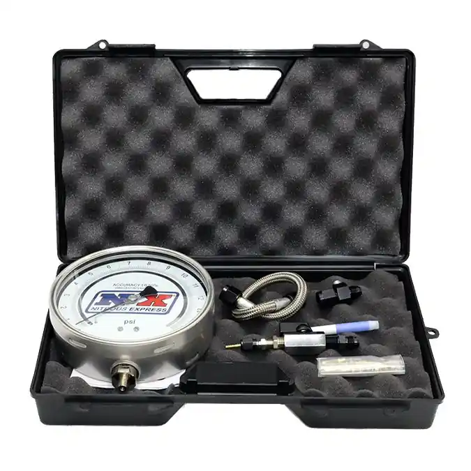 Master Flo-Check 6" Gouge with Case Lines Fittings and Jets Nitrous Express NX 15529 Nowy
