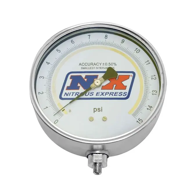 Tani 6" Certified Fuel Pressure Gauge Only (Gauge from P/N 15529) Nitrous Express NX 15530