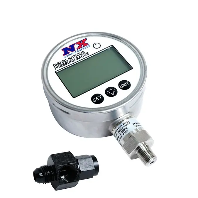 4" Digital Nitrous Pressure Gauge with 6AN Adapter Nitrous Express NX 15542D Ostatnia szansa