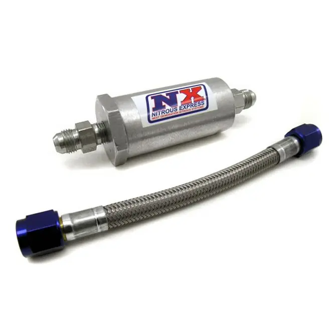 Promocja Filtr 4AN Pure-Flo N20 12" wąż nierdzewny Nitrous Express NX-15607