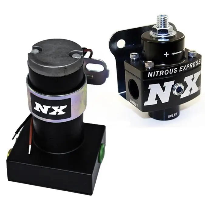 NX Black Pump with NX Billet non Bypass Regulator Nitrous Express NX 15953 Oferta