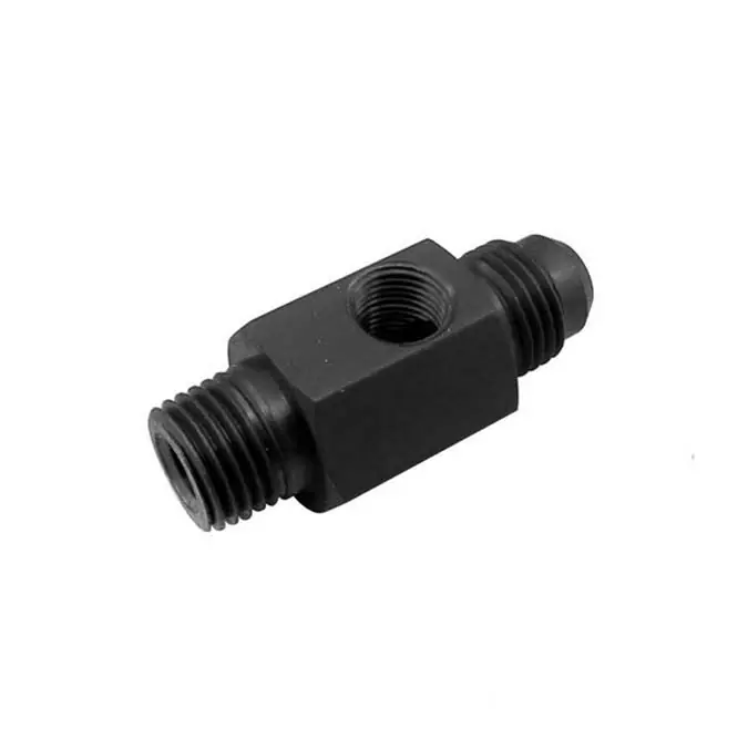 1/4NPT x AN6 with 1/8NPT Gauge Hole Fuel Bypass Fitting Nitrous Express NX 16204 Tani