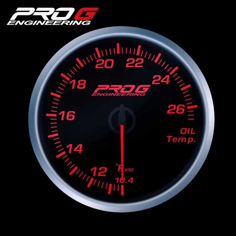 Bestseller Wskaźnik Pro G Race Series RS, temperatury oleju °F RED 60mm