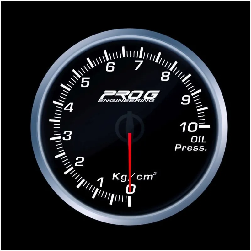 Ostatnie sztuki Wskaźnik Pro G Race Series RS, ciśnienia oleju Kg/cm2 WHITE 52mm