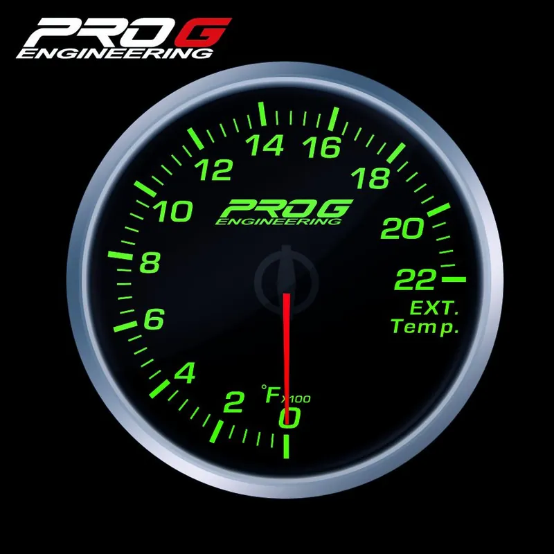 Hit sprzedaży Wskaźnik Pro G Race Series RS, temperatury spalin EGT °F GREEN 52mm