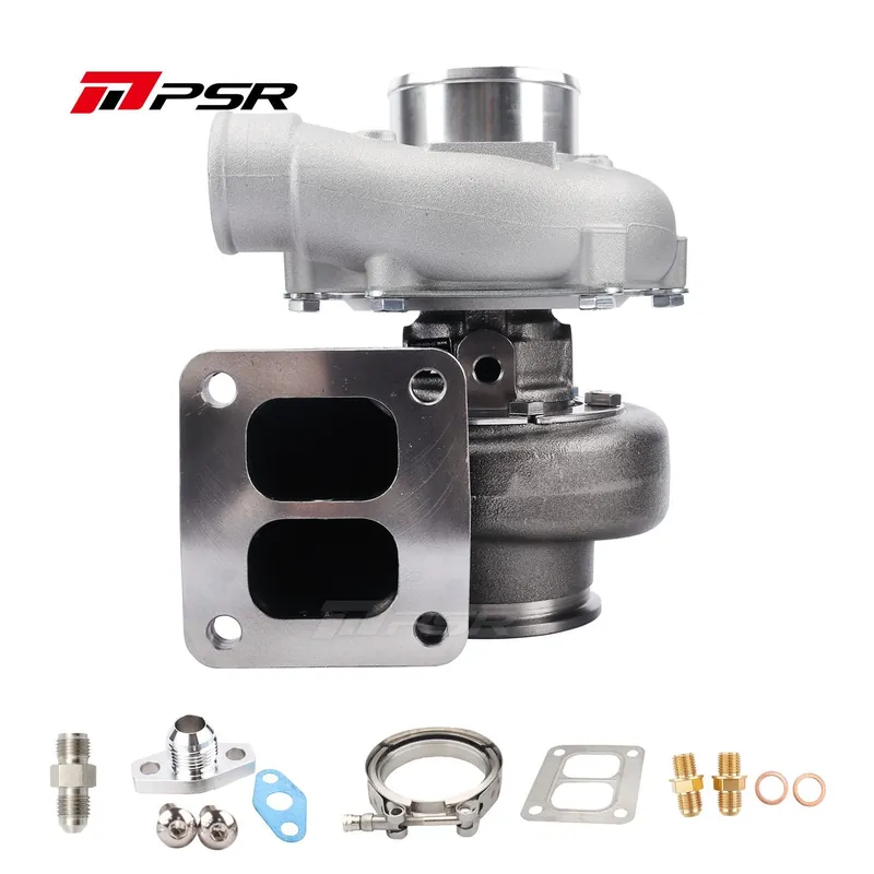 Bezpieczna płatność Turbospreżarka Pulsar PSR 3576 Gen2 .85 T4 Divided wlot 3" V-Band wylot Łożyska kulkowe