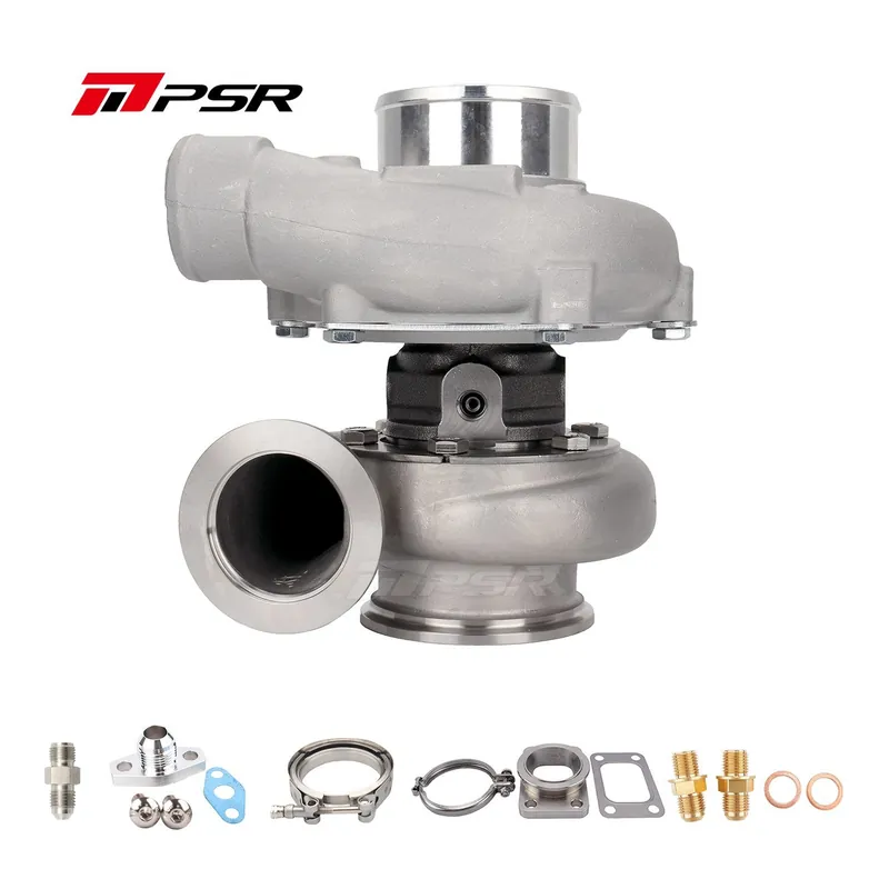 Turbosprężarka Pulsar PSR 3582 1.03 Stal nierdzewna Adapter T25 wlot 3" V-Band wylot Łożyska kulkowe Najlepsza cena