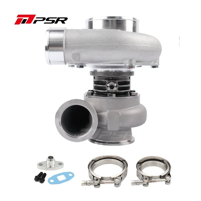 Turbosprężarka Pulsar PSR 6466E 900HP .82 Stal nierdzewna 2.5" V-Band wlot 3" V-Band wylot Łożyska kulkowe Zniżka