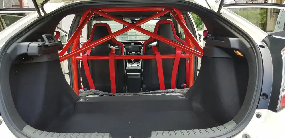 Rollbar skręcana pół klatka Honda Civic X Type R Red Wysoka jakość