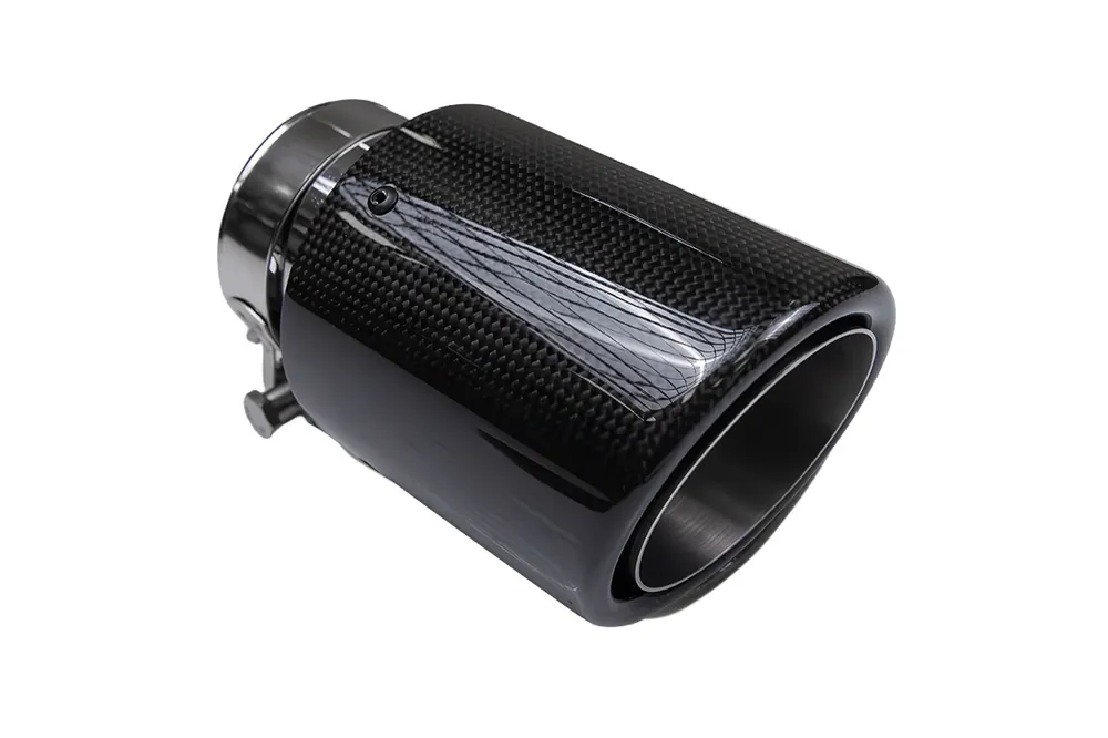 Końcówka tłumika 101mm wejście 70mm Carbon Gloss Wyprzedaż