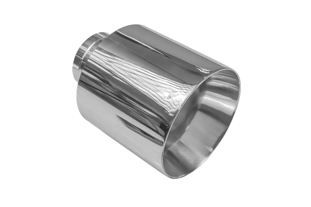 Tani Końcówka tłumika 127mm wejście 70mm Polerowana