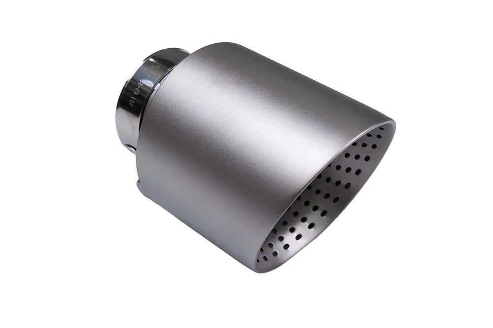 Bezpieczna płatność Końcówka tłumika 101mm wejście 67mm Szczotkowana
