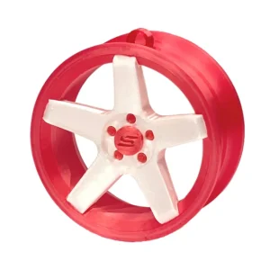 Zawieszka Slide Felga 06 Pink-White 70mm Brelok Bombka Świąteczna Okazja