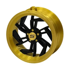 Zawieszka Slide Felga 07 Gold-Black 70mm Brelok Bombka Świąteczna Obniżka ceny