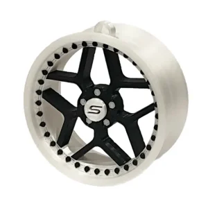 Zawieszka Slide Felga 08 White-Black 70mm Brelok Bombka Świąteczna Oferta limitowana