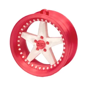 Do wyczerpania zapasów Zawieszka Slide Felga 09 Pink-White 70mm Brelok Bombka Świąteczna