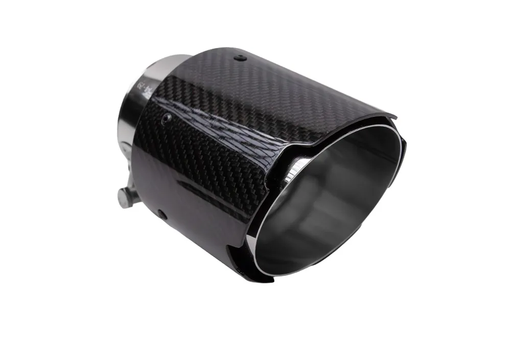 Końcówka tłumika 101mm wejście 76mm Carbon Gloss Super okazja