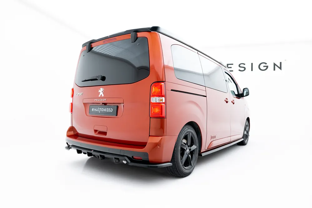 Ograniczona ilość Splitter Tylny (Z Dyfuzorem) Peugeot Expert Mk3 Maxton