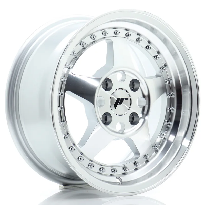 Felga JR Wheels JR6 15x7 4x100 ET25 Silver Machined Face Wyprzedaż