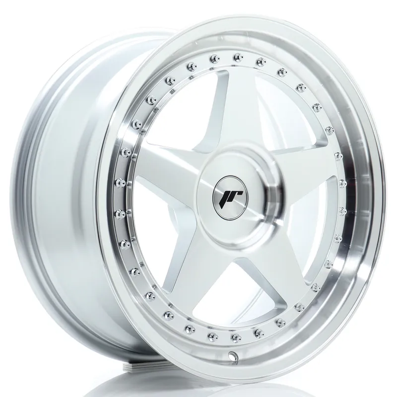 Felga JR Wheels JR6 18x8,5 (3/4/5 śrub) ET20-40 Silver Machined Face Blank Nowość