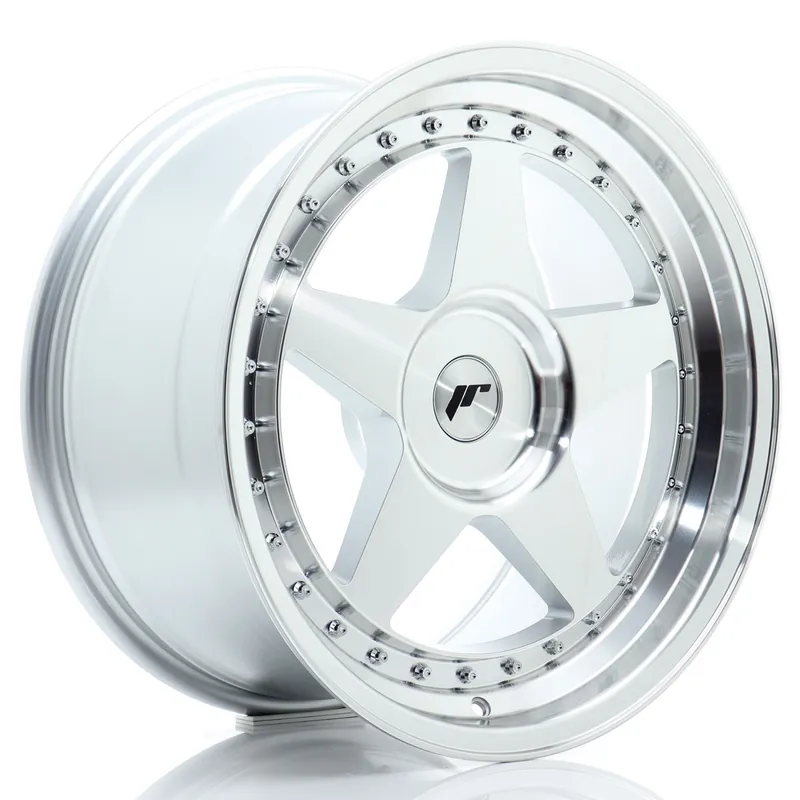 Rabat Felga JR Wheels JR6 18x9,5 (3/4/5 śrub) ET20-40 Silver Machined Face Blank