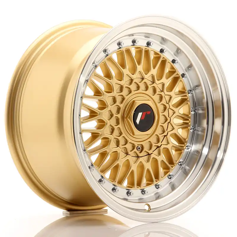 Hit sprzedaży Felga JR Wheels JR9 16x9 (3/4/5 śrub) ET20 Gold w/ Machined Lip Blank
