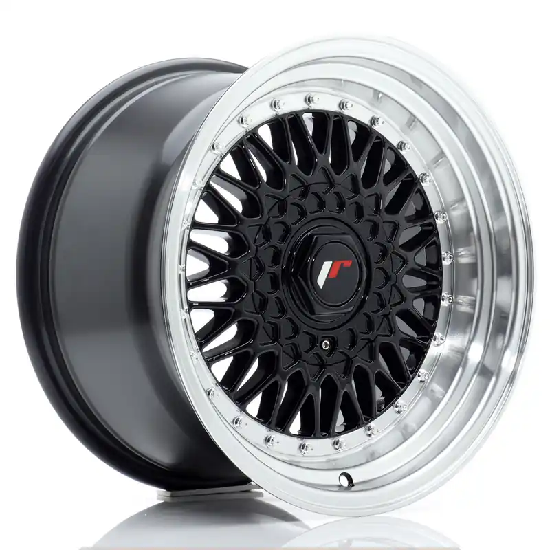 Felga JR Wheels JR9 16x9 4x100/4x108 ET20 Gloss Black w/ Machined Lip Niska cena