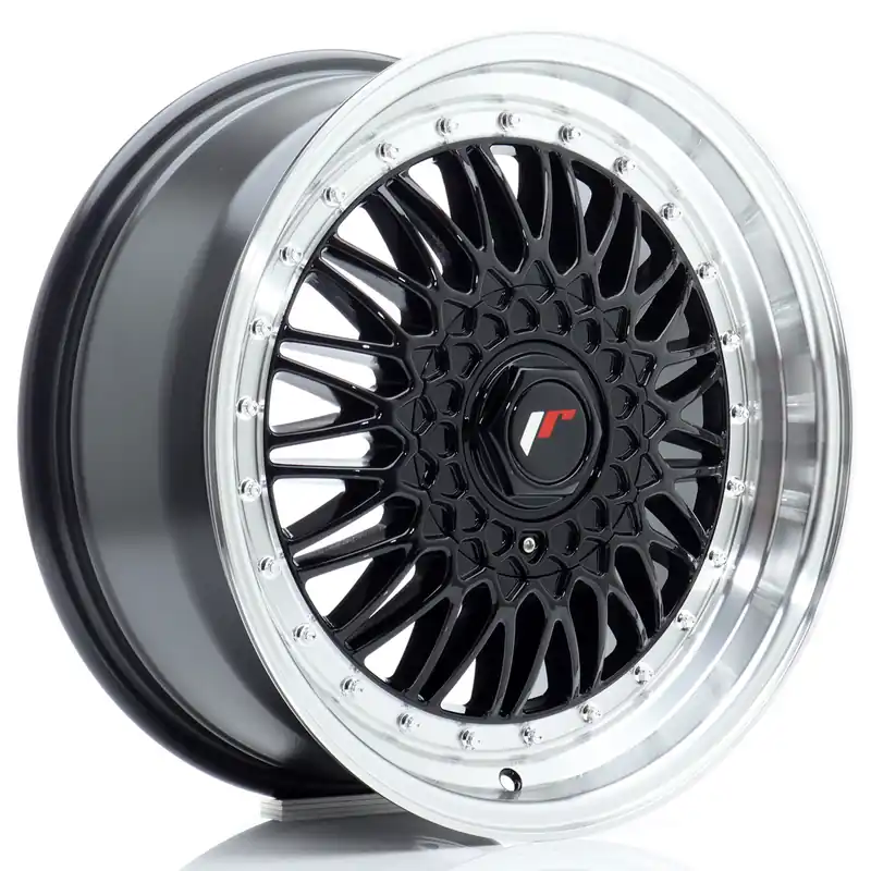 Felga JR Wheels JR9 17x7,5 4x100/4x108 ET35 Gloss Black w/ Machined Lip Popularny