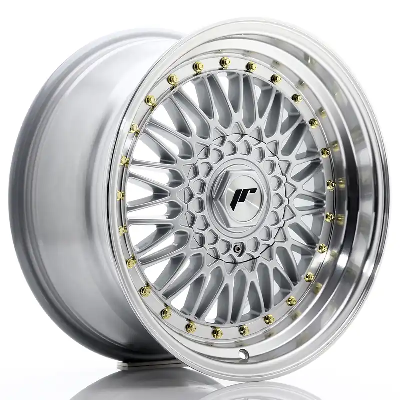 Felga JR Wheels JR9 17x8,5 5x100/5x114,3 ET35 Silver w/ Machined Lip Łatwy zwrot
