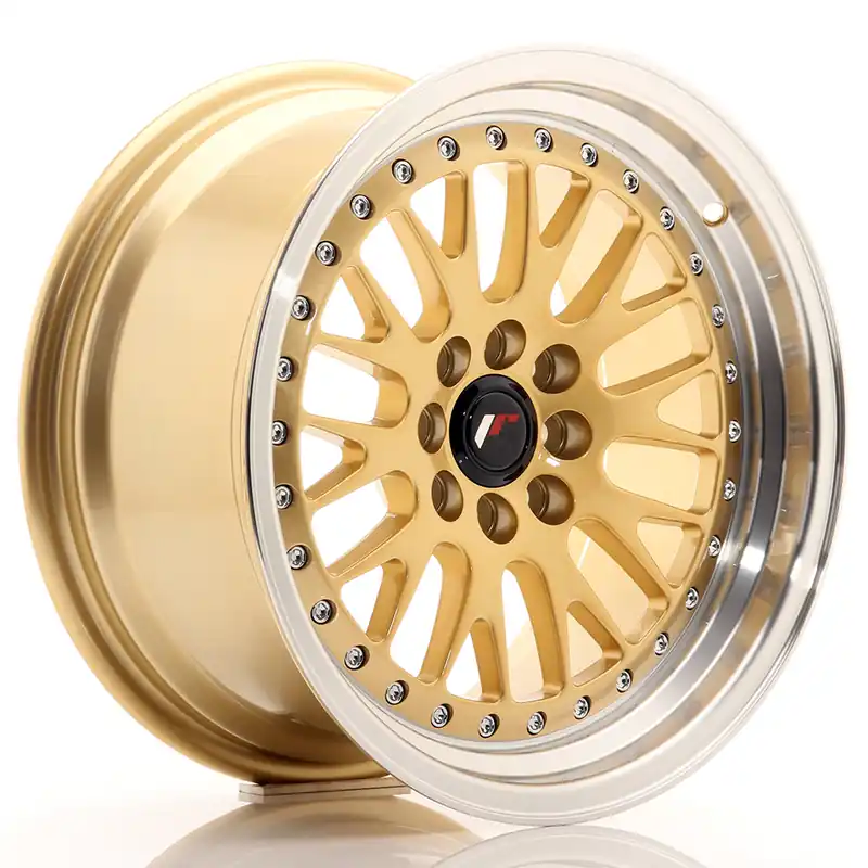 Ekspresowa dostawa Felga JR Wheels JR10 16x8 4x100/4x108 ET20 Gold w/ Machined Lip