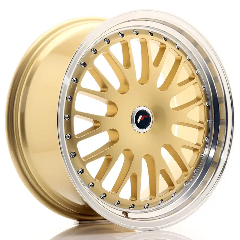 Felga JR Wheels JR10 19x8,5 (3/4/5 śrub) ET20-35 Gold w/ Machined Lip Blank Taniej