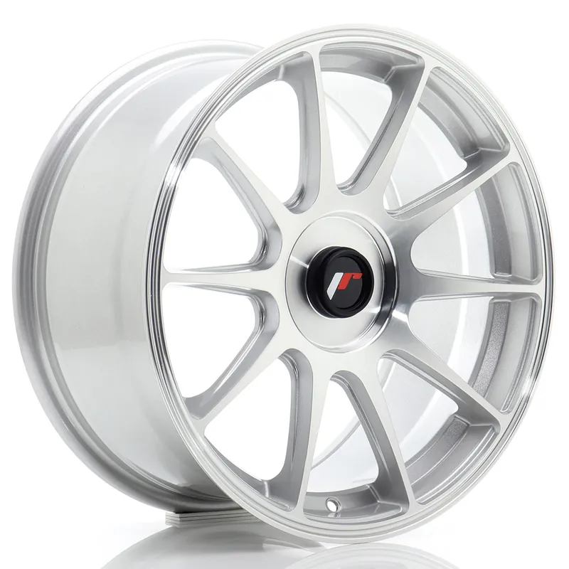 Felga JR Wheels JR11 17x8 (3/4/5 śrub) ET20-35 Silver Machined Face Blank Cena promocyjna