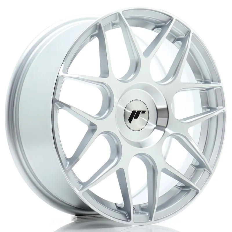 Szybka wysyłka Felga JR Wheels JR18 17x7 (3/4/5 śrub) ET20-40 Silver Machined Face Blank