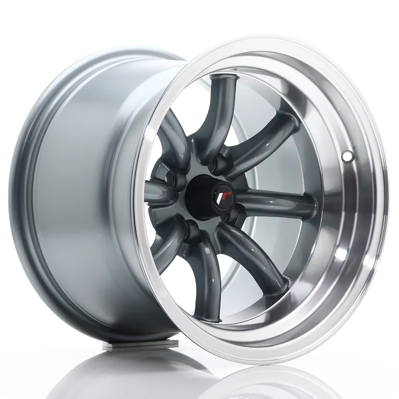 Do wyczerpania zapasów Felga JR Wheels JR19 15x10,5 4x100 ET-32 Gun Metal w/ Machined Lip