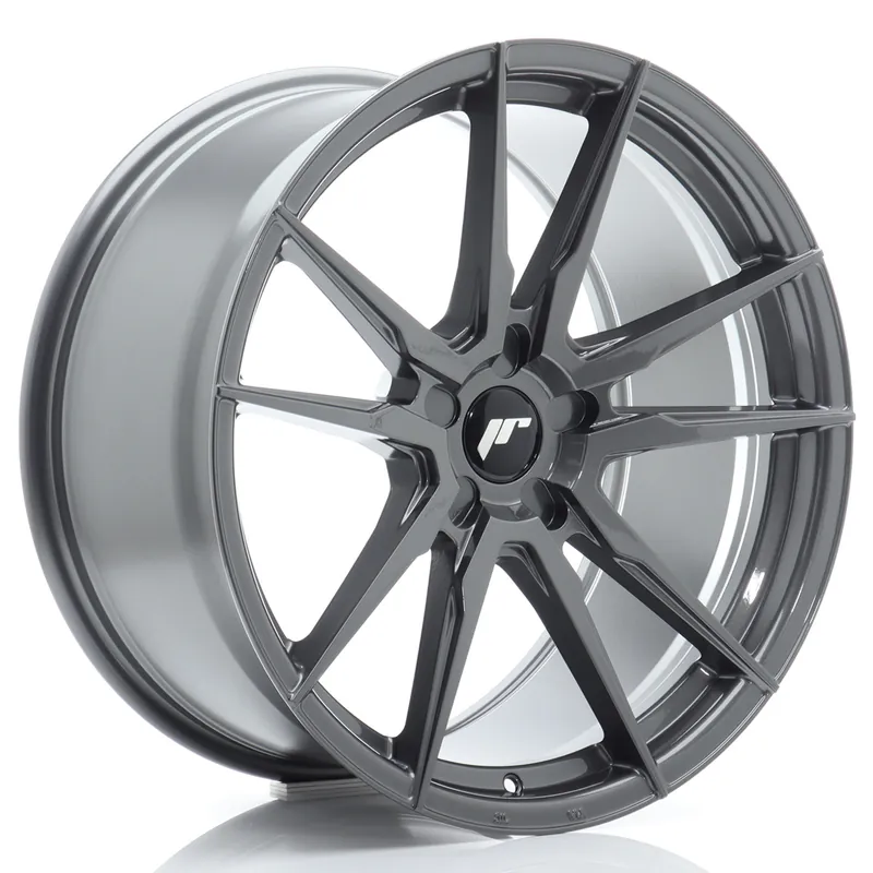 Łatwy zwrot Felga JR Wheels JR21 20x10 (5 śrub) ET20-48 Hyper Gray Blank