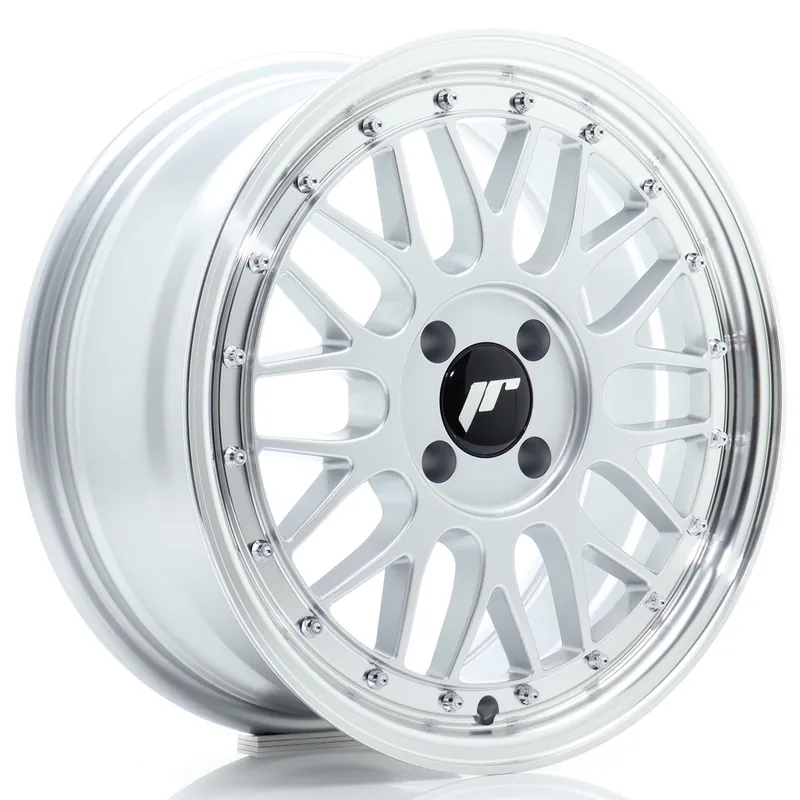 Bestseller Felga JR Wheels JR23 16x7 4x100 ET40 Hyper Silver w/ Machined Lip