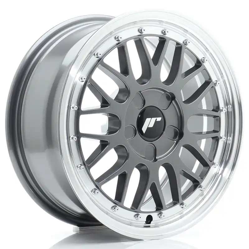 Szybka wysyłka Felga JR Wheels JR23 16x7 (5 śrub) ET20-45 Hyper Gray w/ Machined Lip Blank