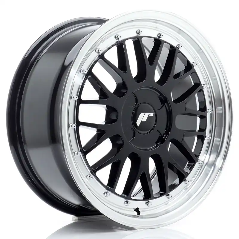 Ekspresowa dostawa Felga JR Wheels JR23 17x8 (4 śrub) ET20-45 Gloss Black w/ Machined Lip Blank