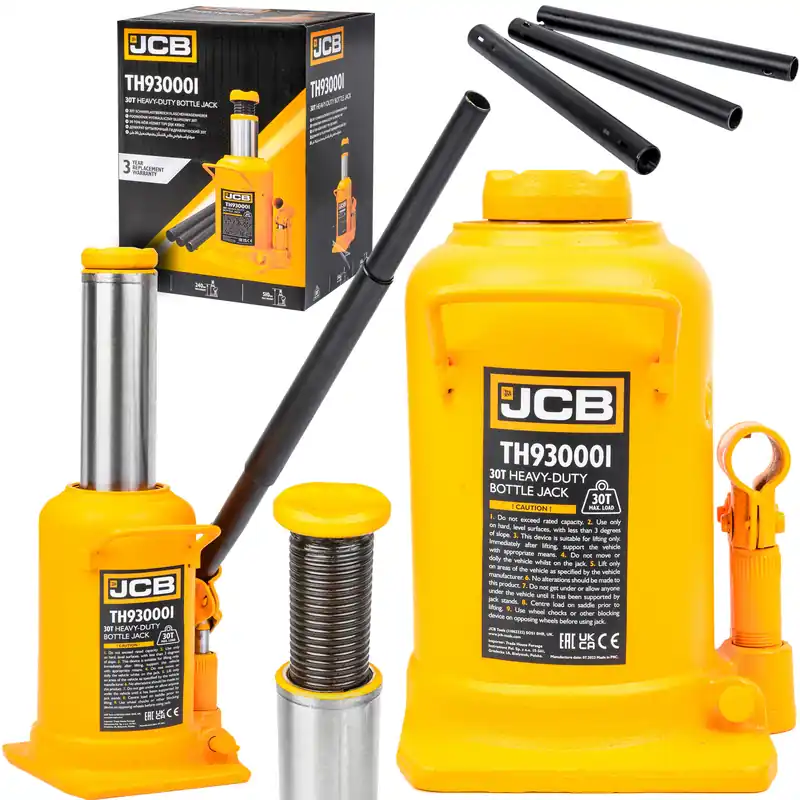 Cena promocyjna Podnośnik hydrauliczny słupkowy butelkowy maszynowy mocny lewarek 30 T JCB