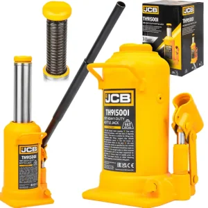 Podnośnik hydrauliczny słupkowy butelkowy maszynowy mocny lewarek 15 T JCB Oferta limitowana