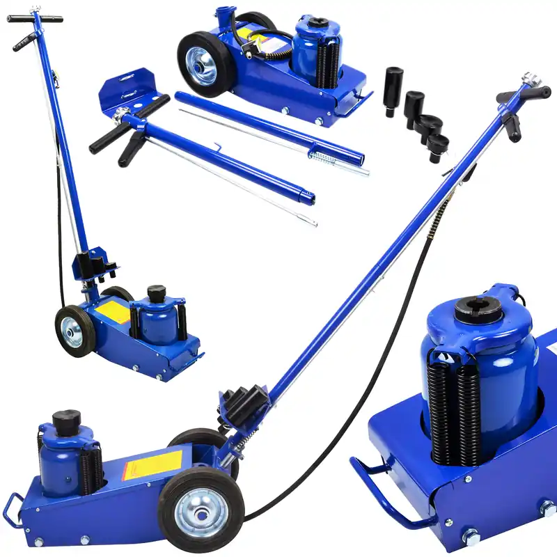 Wysoka jakość Podnośnik hydrauliczno pneumatyczny mocny lewarek 35T TIR żaba 257-627 mm GEKO