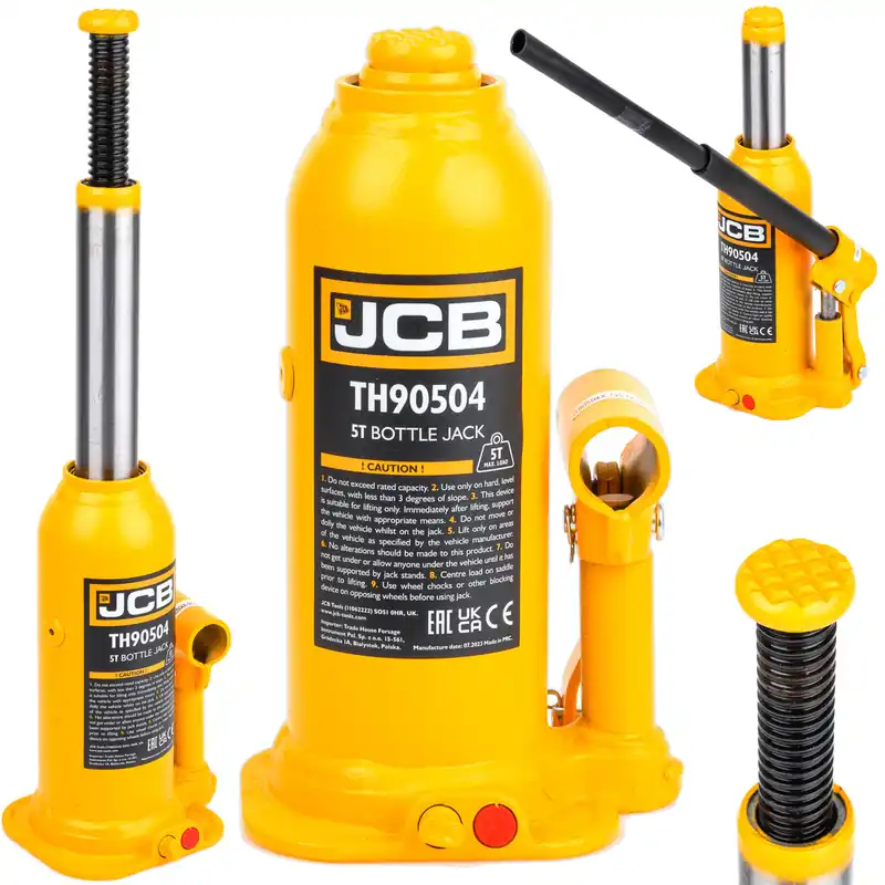 Cena promocyjna Podnośnik hydrauliczny słupkowy butelkowy maszynowy samochodowy lewarek 5T JCB
